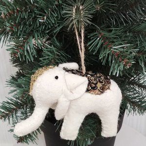 Beautiful Elephant Christmas Ornament